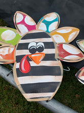 Load image into Gallery viewer, Colorful Turkey door hanger 2 options