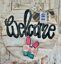 Load image into Gallery viewer, Welcome “shiplap” door hanger for interchangeable attachments