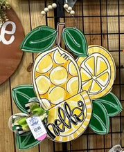 Load image into Gallery viewer, Lemon Door Hanger, can be personalized
