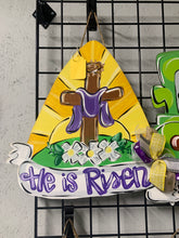 Load image into Gallery viewer, He is Risen door hanger, 21”