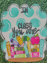Load image into Gallery viewer, In this class you are Special, door hanger, personalized