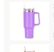 Load image into Gallery viewer, 40 oz tumbler with handle -custom order