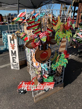 Load image into Gallery viewer, Reindeer colorful door hanger