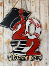 Load image into Gallery viewer, Graduation door hanger personalized