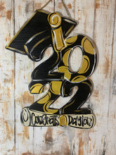 Load image into Gallery viewer, Graduation door hanger personalized