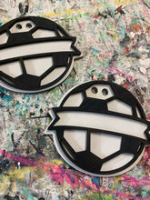 Load image into Gallery viewer, Bag tags Soccer, Volleyball, Cheer