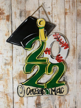 Load image into Gallery viewer, Graduation door hanger personalized