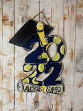 Load image into Gallery viewer, Graduation door hanger personalized
