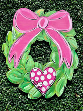 Load image into Gallery viewer, Wreath door hanger with attachment (interchangeable )
