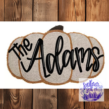 Load image into Gallery viewer, Personalized Pumpkin Coir Floor Mat fall
