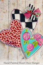 Load image into Gallery viewer, Heart stack door hanger, 22”
