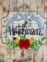 Load image into Gallery viewer, Preppy, Darling, coquette, teacher door hanger
