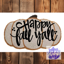 Load image into Gallery viewer, Personalized Pumpkin Coir Floor Mat fall
