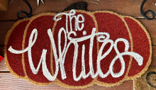 Load image into Gallery viewer, Personalized Pumpkin Coir Floor Mat fall
