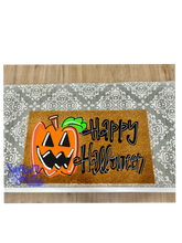 Load image into Gallery viewer, Halloween coir mats-can be personalized
