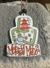 Load image into Gallery viewer, Merry Mahj Original Art Printed Ornament
