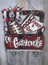 Load image into Gallery viewer, Carolina Gamecock football truck door hanger
