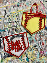 Load image into Gallery viewer, Baseball or softball bag tag, personalized

