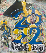 Load image into Gallery viewer, Graduation door hanger personalized
